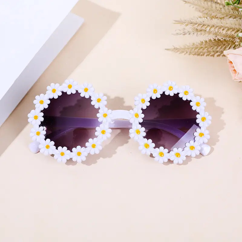 Retro Floral Sunglasses