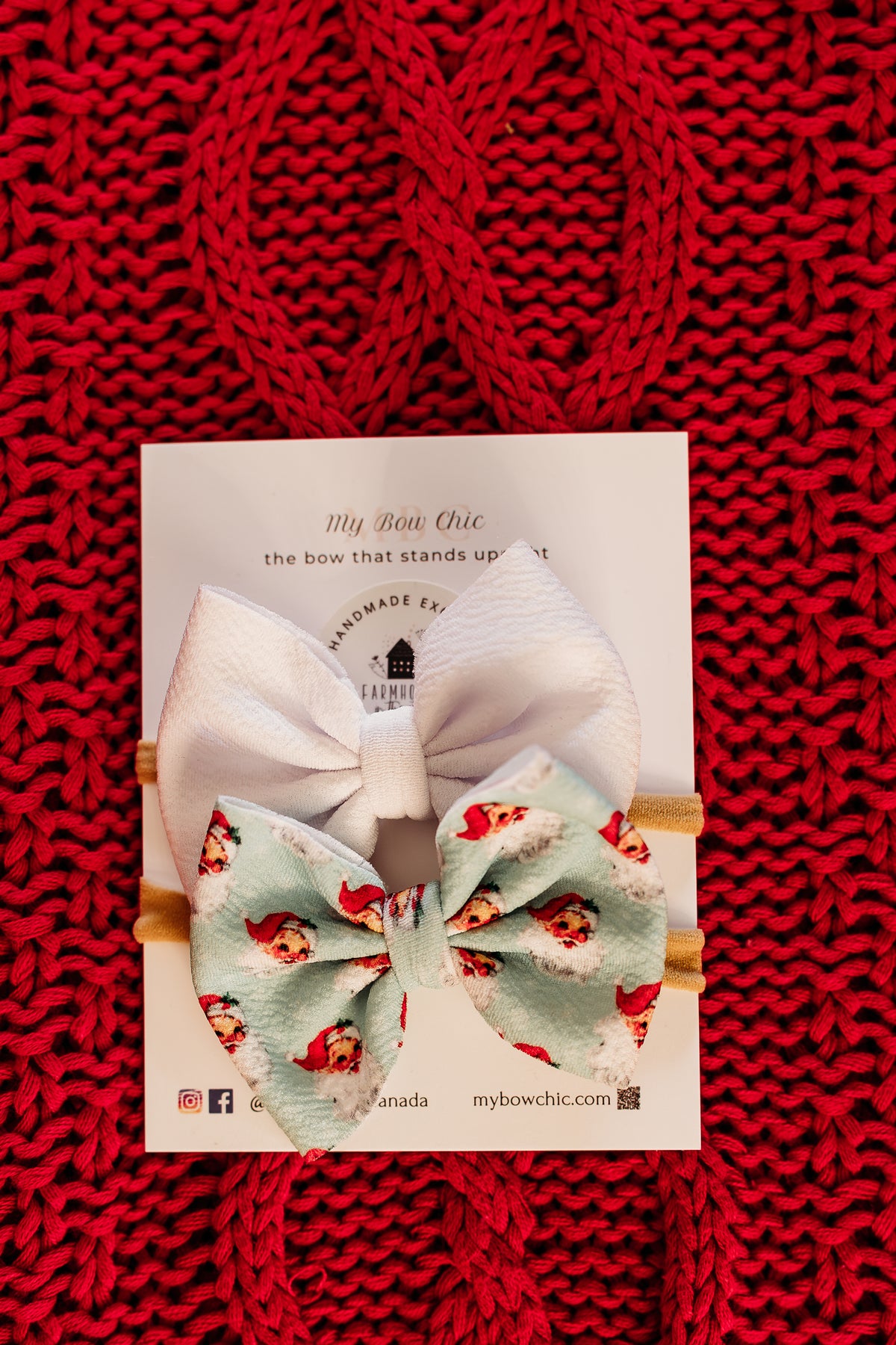 My Bow Chic: Midi Bows on Nylon headbands