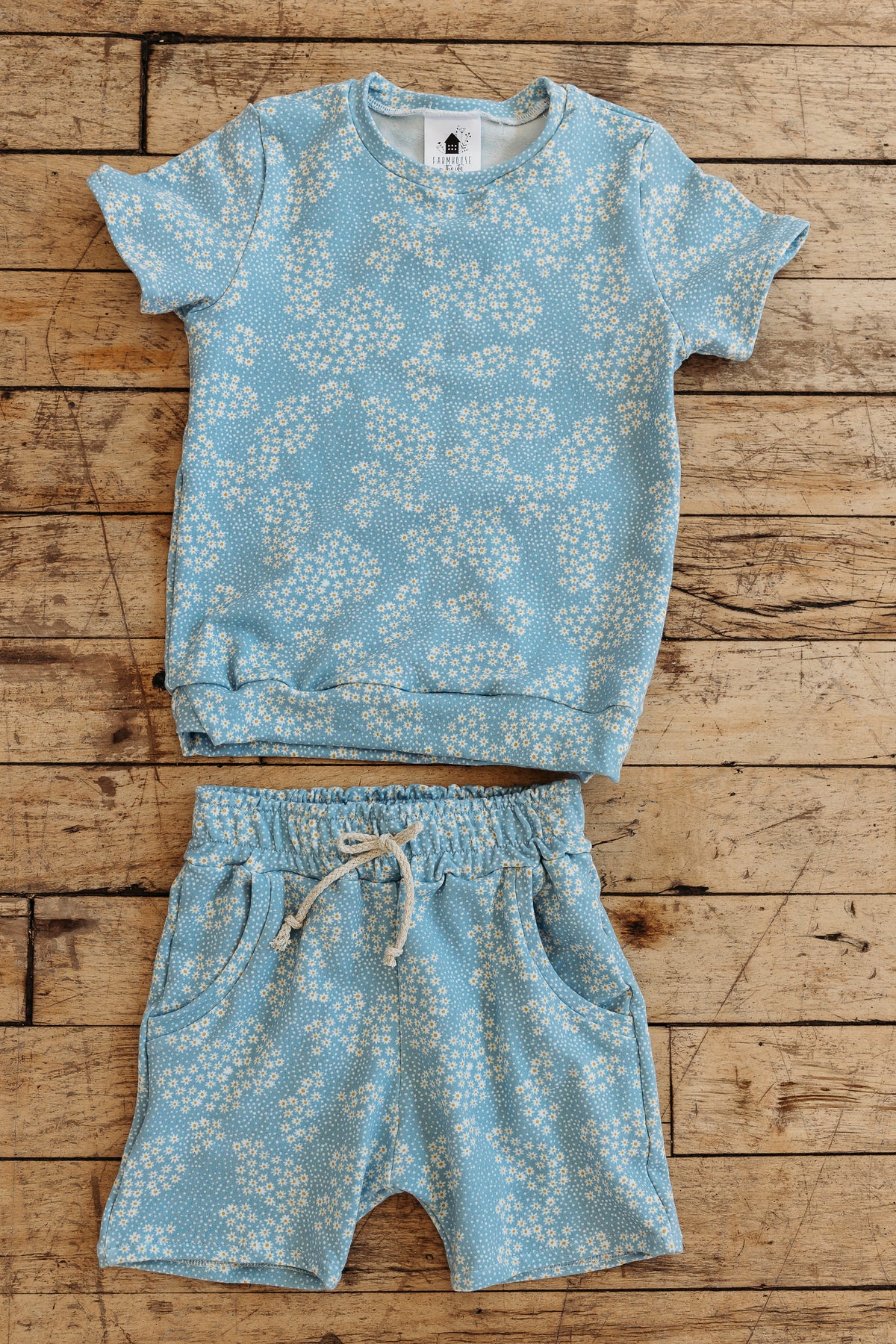 Blue Floral Set