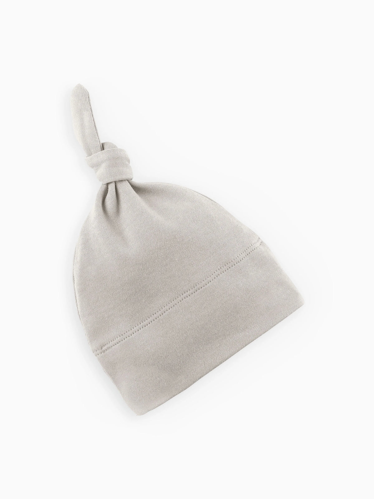 Heather Grey Organic Knotted Hat