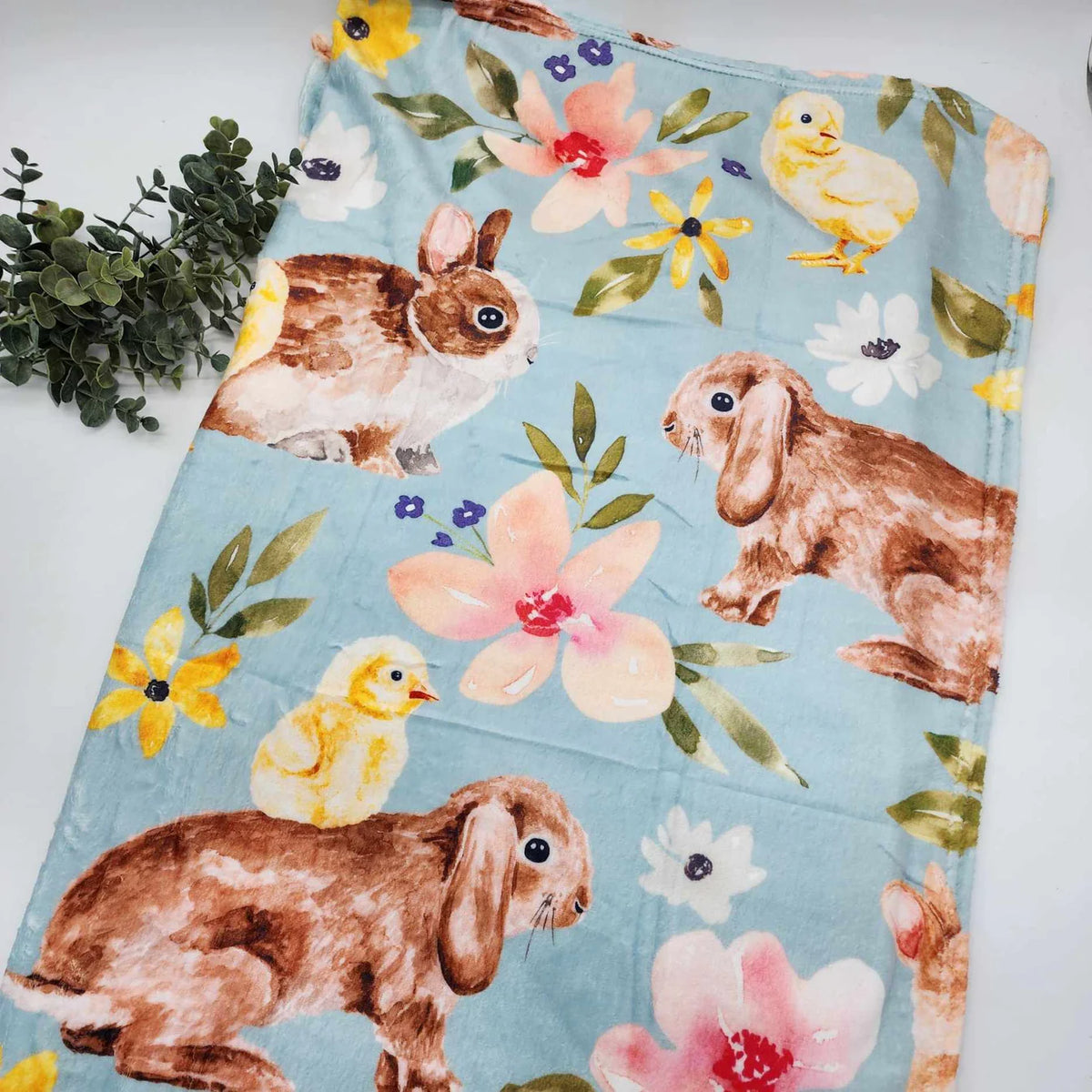 Bunny and Chick Blanket