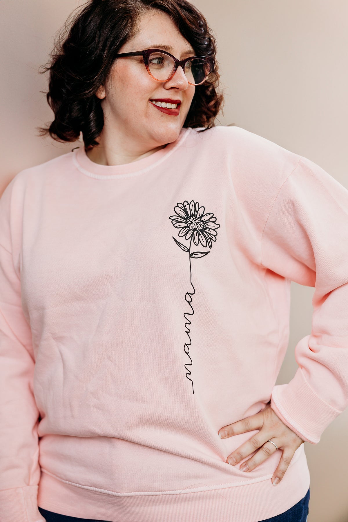 Mama Floral Sweatshirt