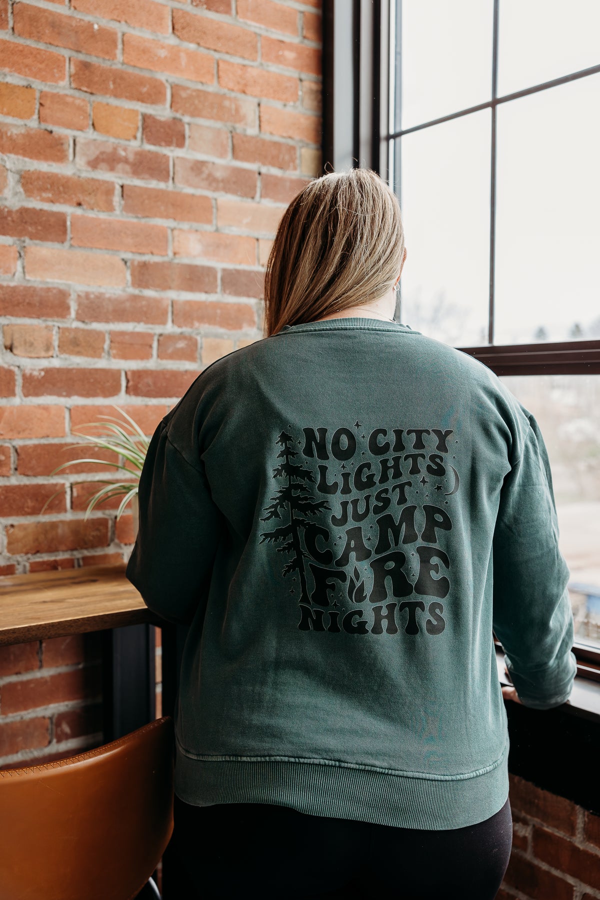 No City Lights, Campfire Nights Sweatshirt