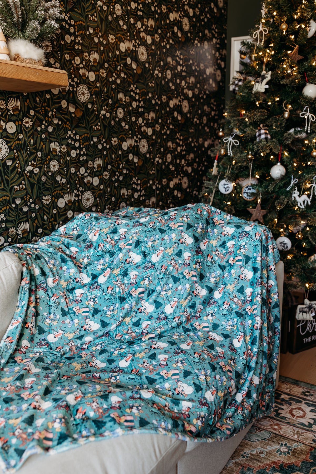 Magical Mouse Holiday Blanket
