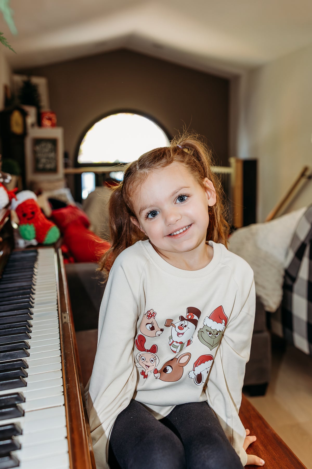 Holiday Mash up Organic Cotton Sweatshirt