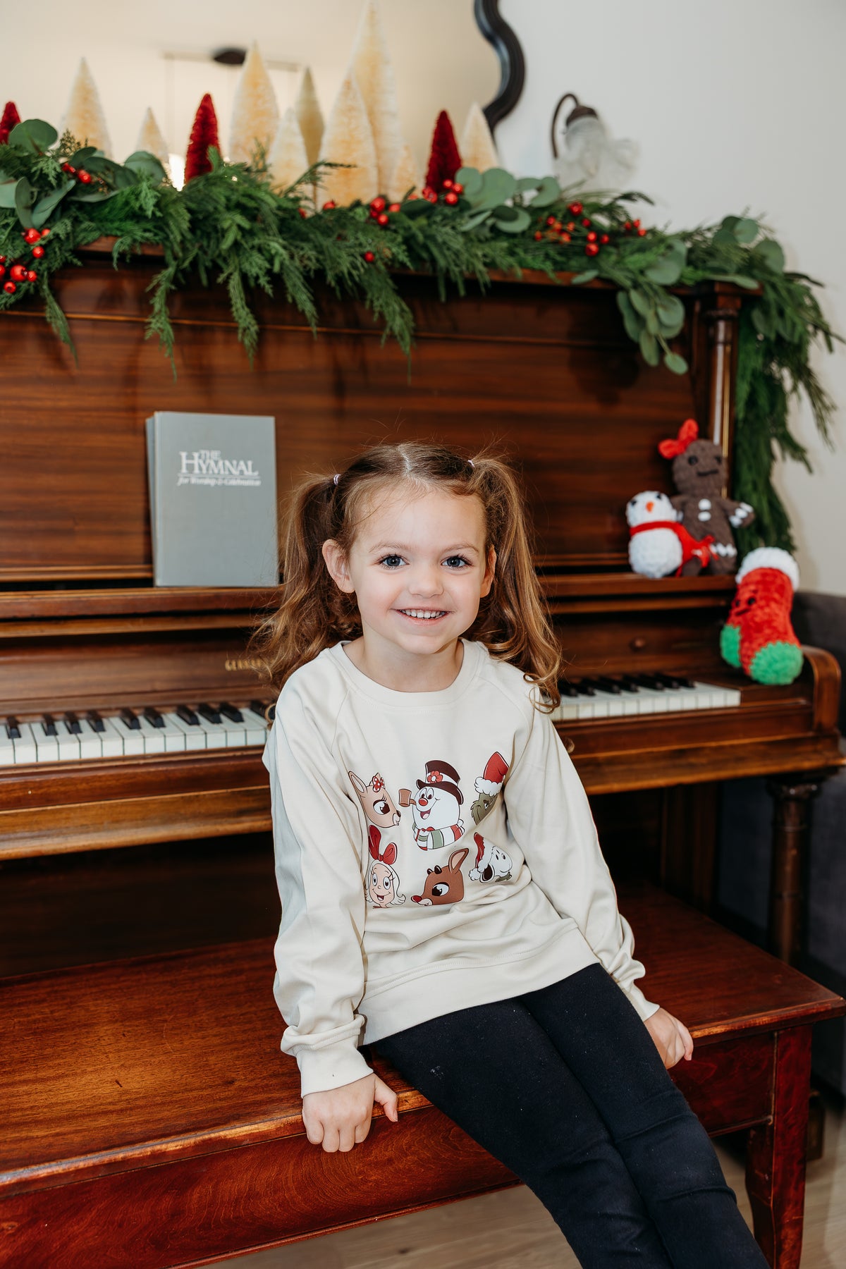 Holiday Mash up Organic Cotton Sweatshirt