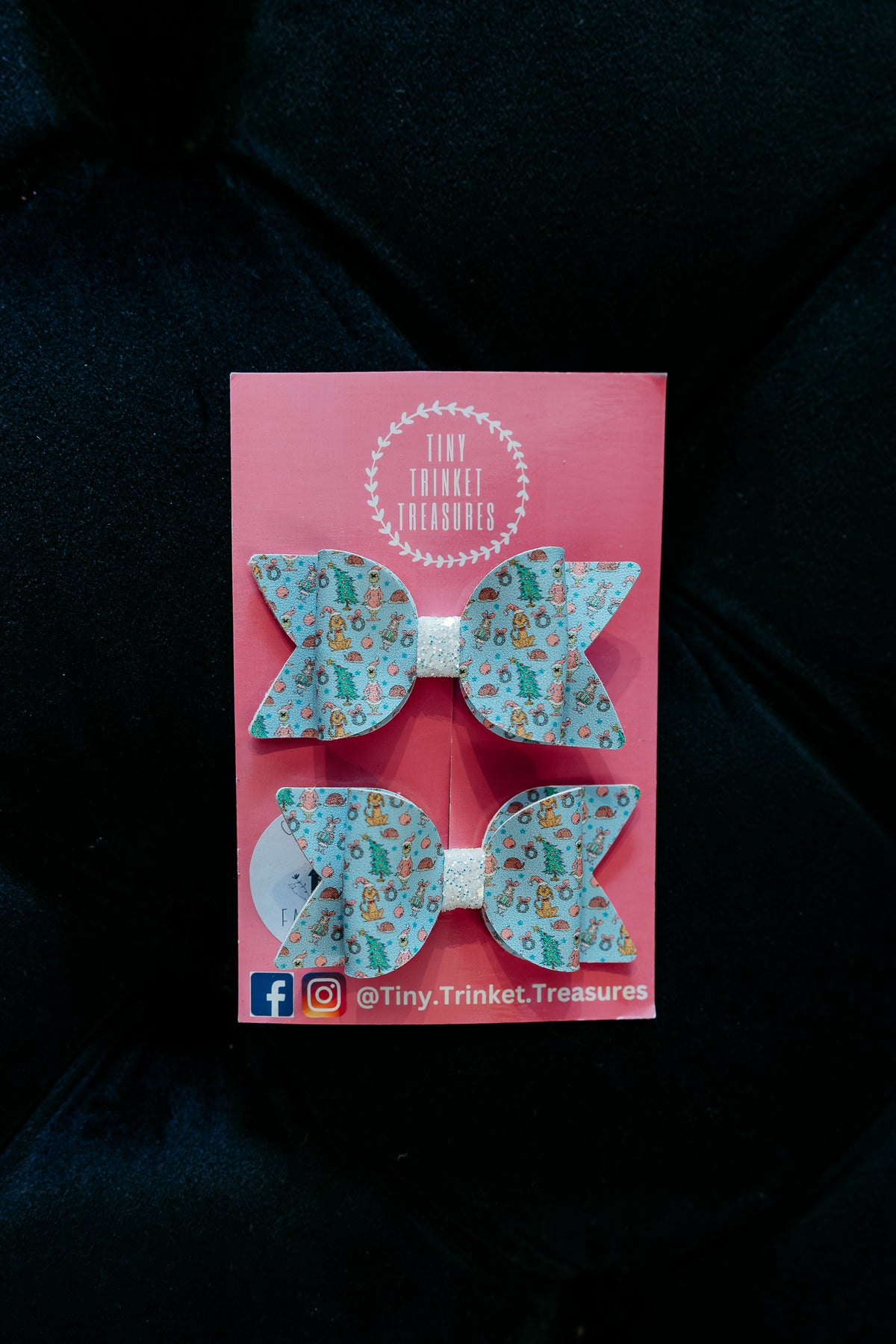 Tiny Trinket Treasures: The Mean Guy Double Bow Set