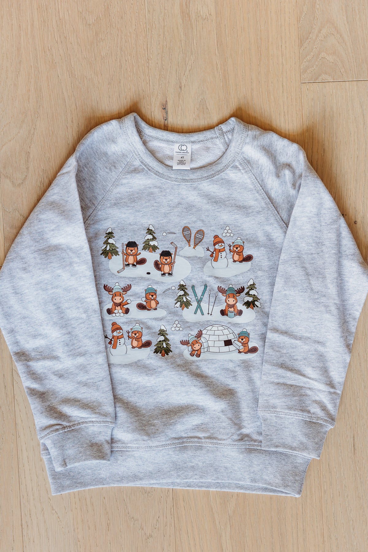 Winter Friends Organic Cotton Sweatshirt