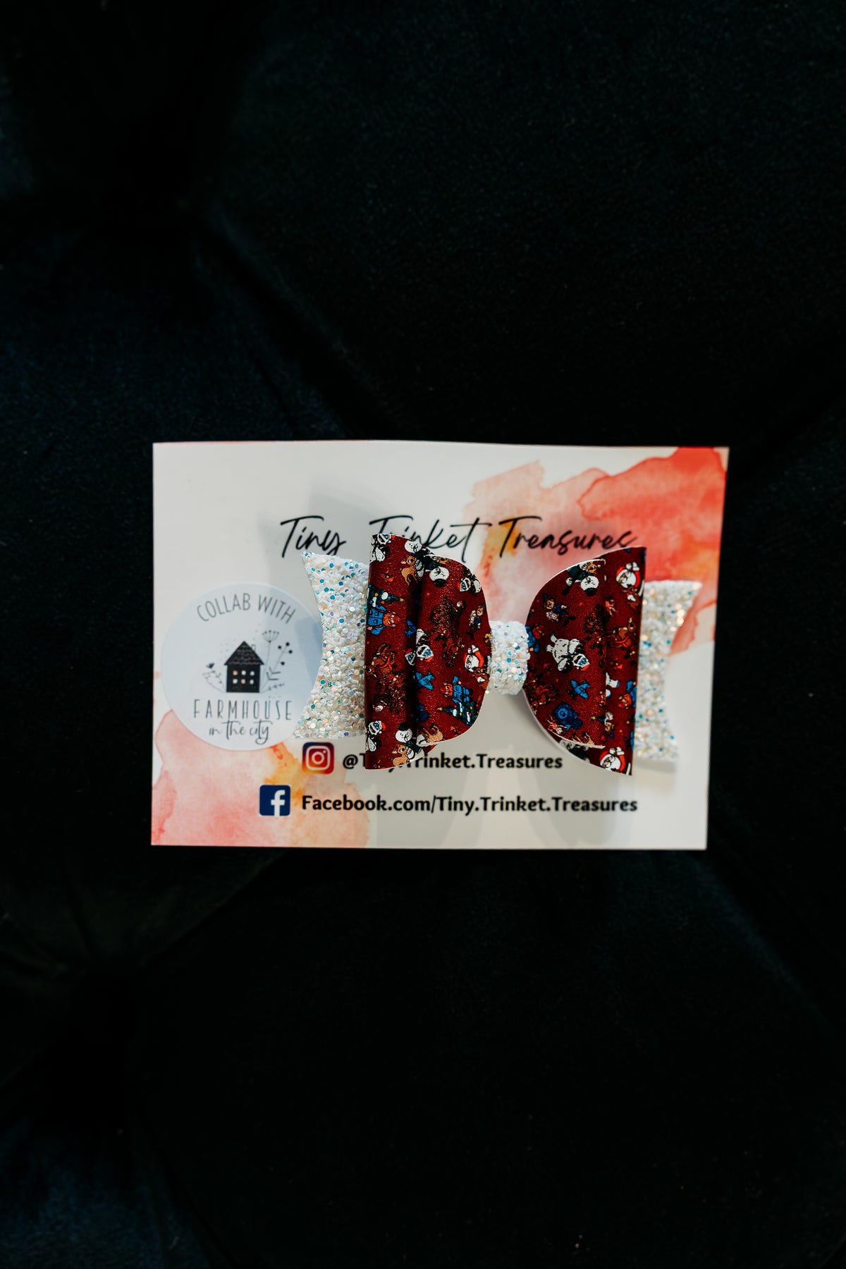 Tiny Trinket Treasures: Reindeer Single Bow