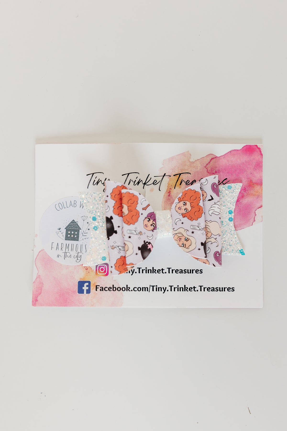 Tiny Trinket Treasures: Hocus Pocus Single Bow
