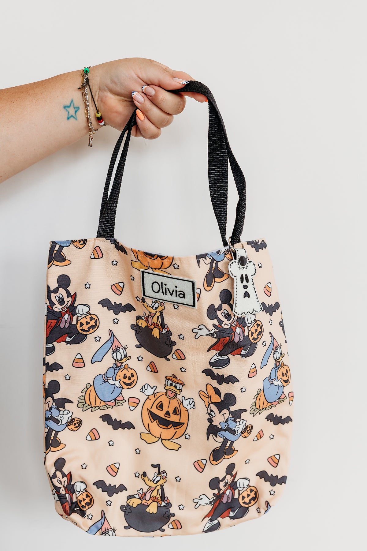 4 Peas Handmade: Trick or Treat Bags (Exclusive) Magical Mouse Halloween NO KEYCHAIN