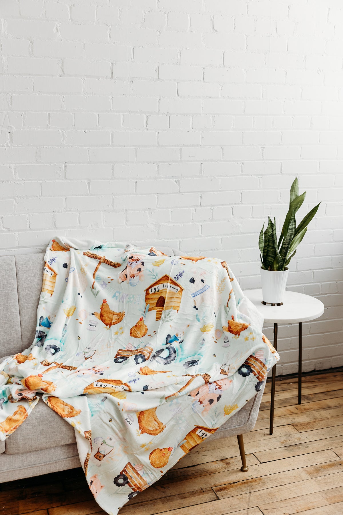 Easter Barnyard Blanket