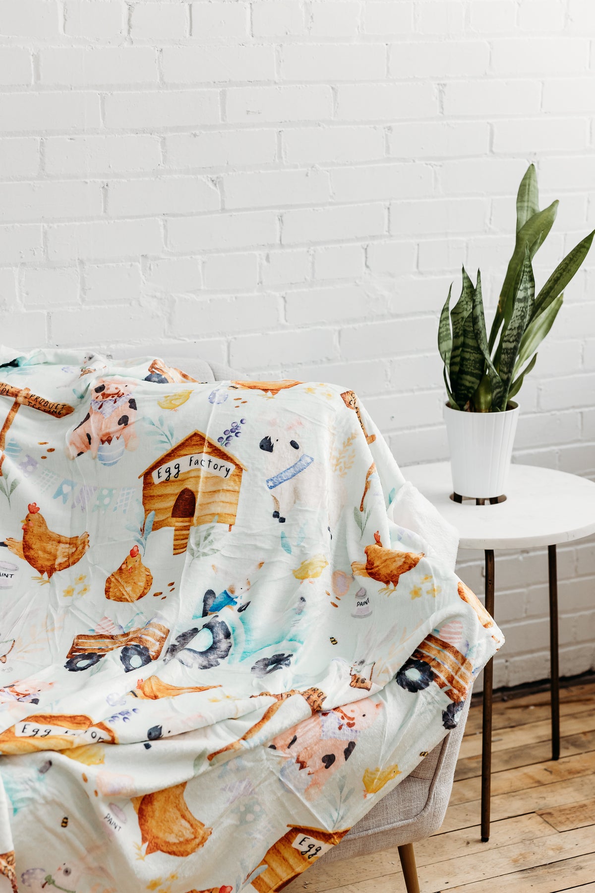 Easter Barnyard Blanket