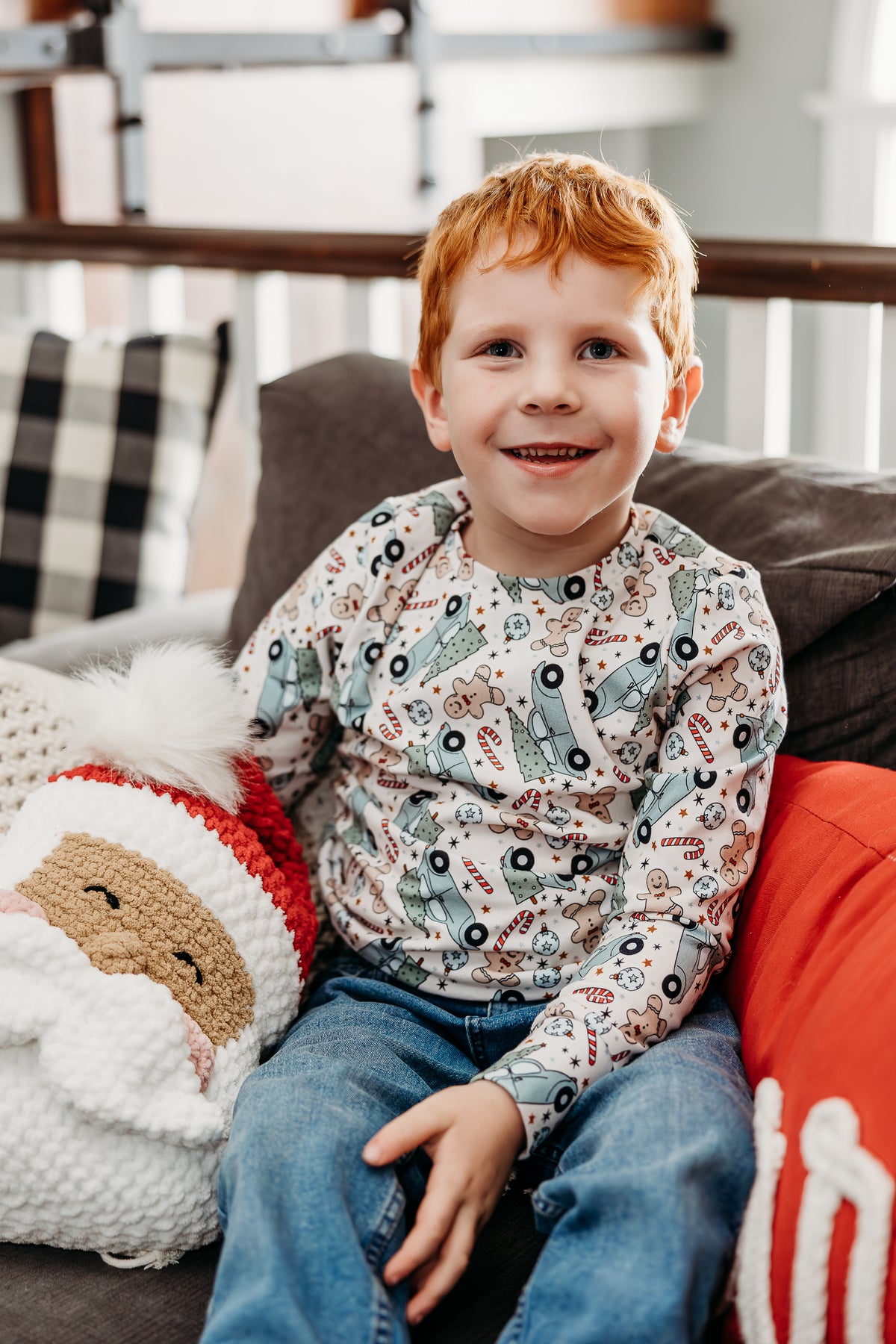 Trucks and Gingerbread Sweatshirt