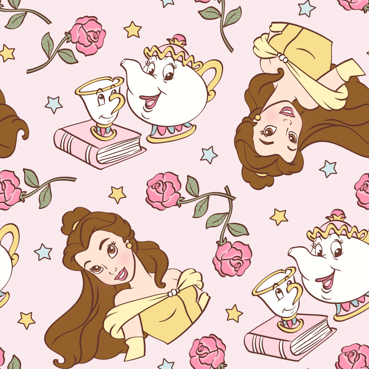 PRE-ORDER: Beauty and the Teacups Blanket