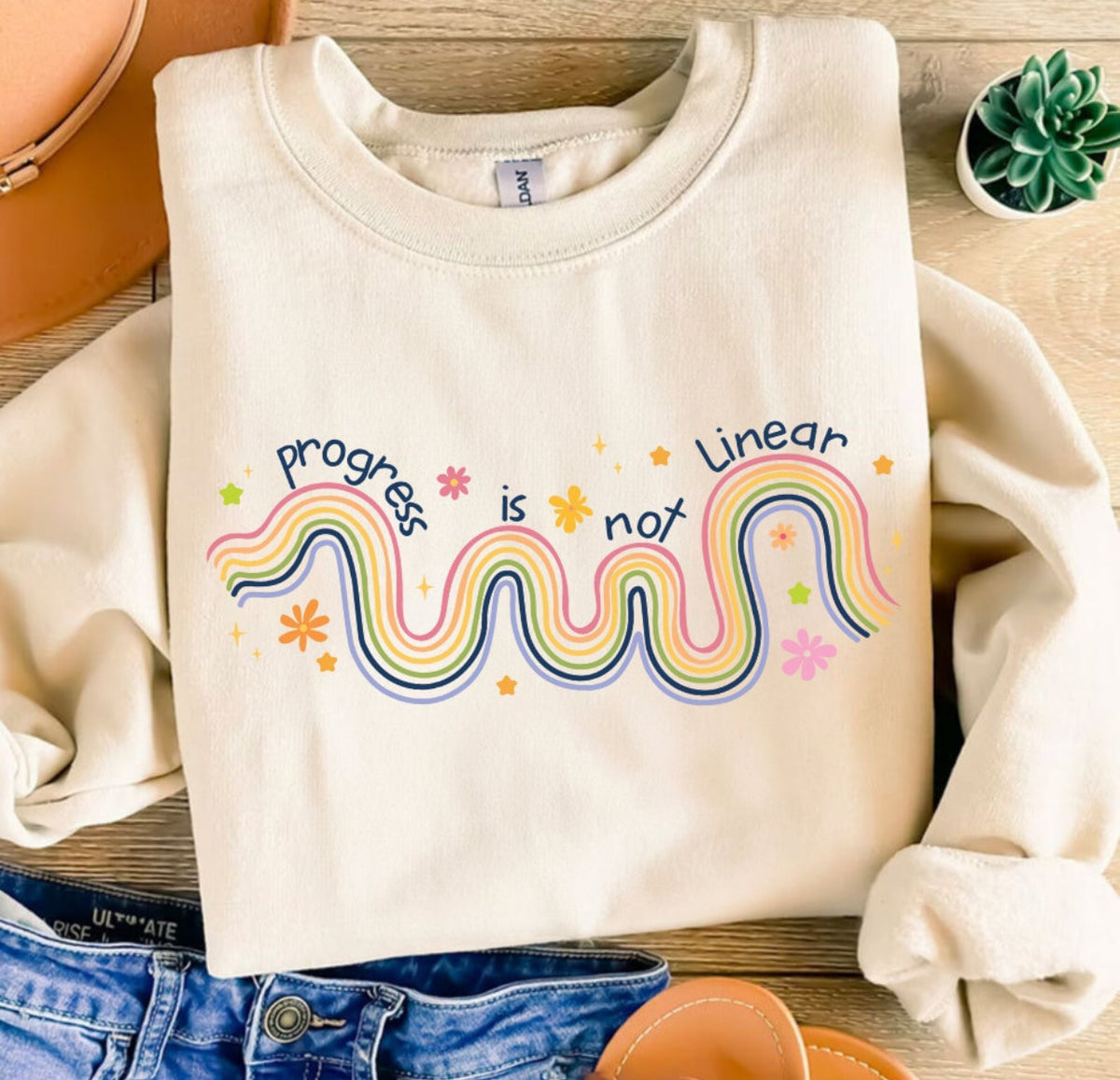 PRE-ORDER: Tan Progress Sweatshirt (Adult)