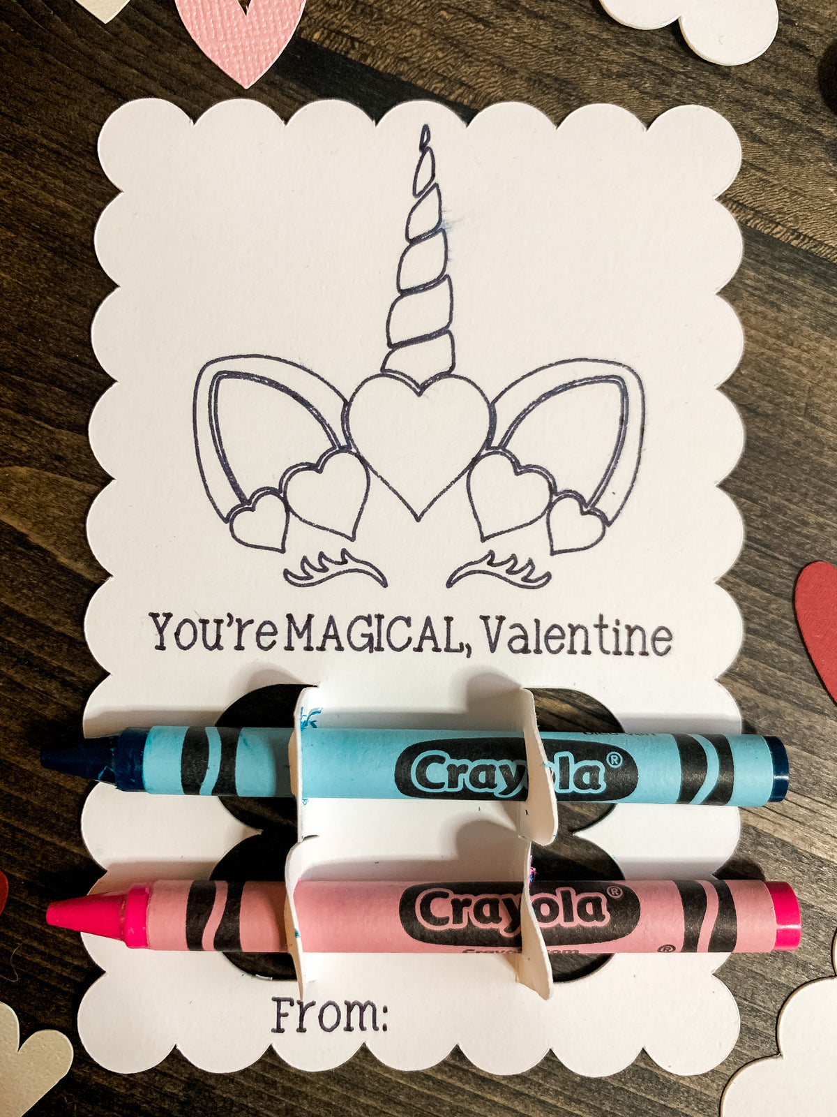 Colouring Valentine&#39;s Cards