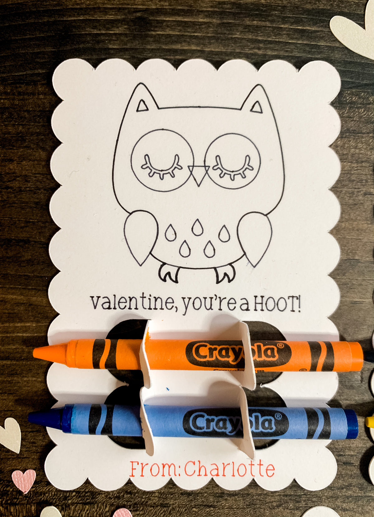 Colouring Valentine&#39;s Cards