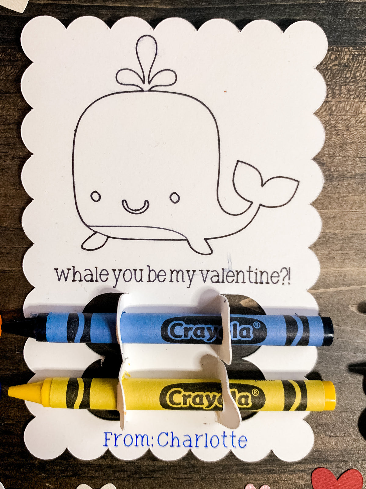 Colouring Valentine&#39;s Cards