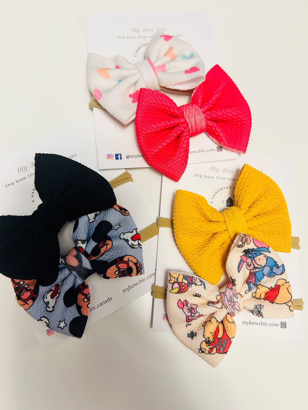 My Bow Chic: Midi Bows on Nylon Headbands