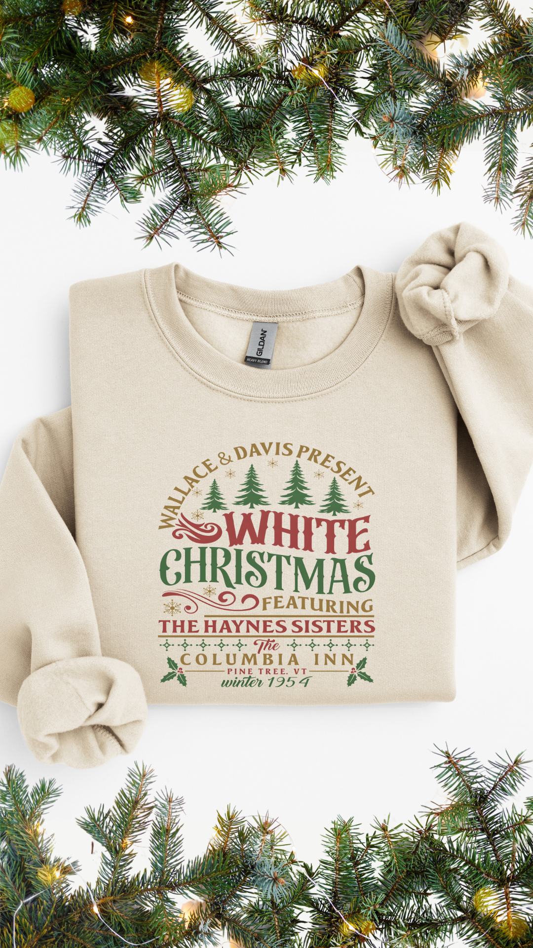 Adult: White Christmas Sweatshirt