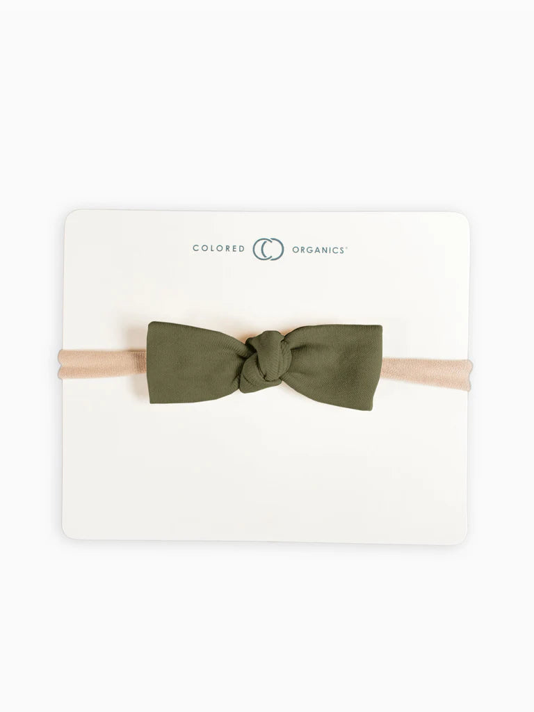 Olive Petite Bow